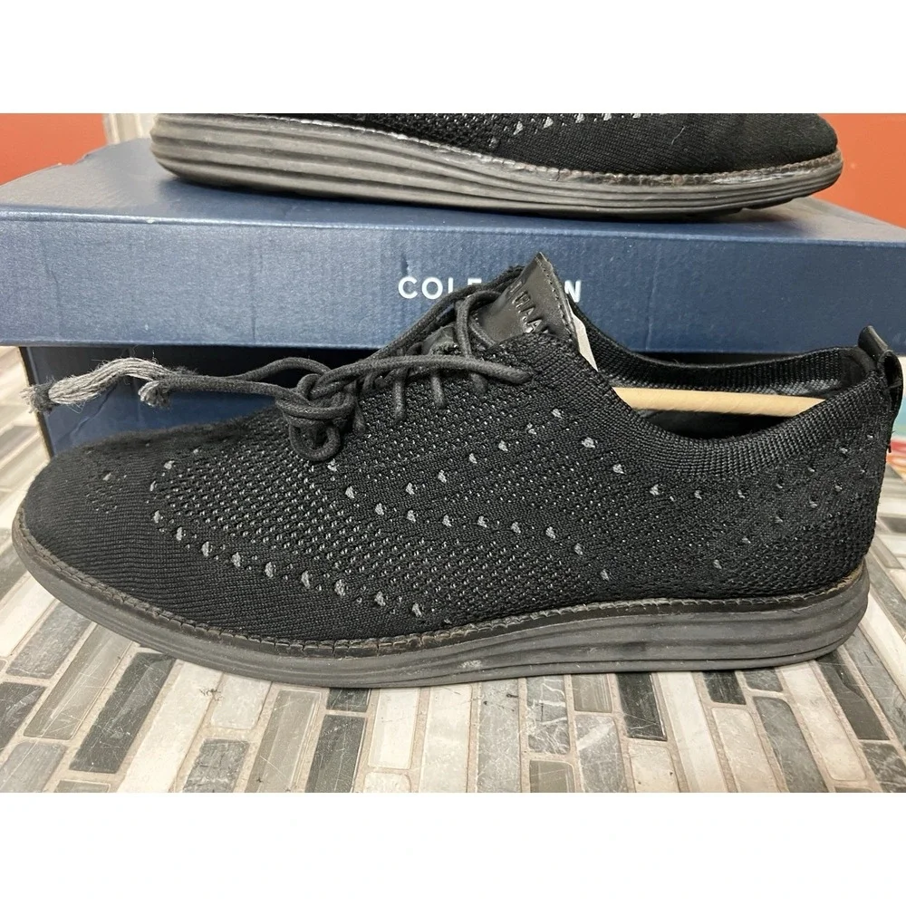 Cole Haan Men's Original Grand Stitchlite Wingtip Black C28443‎ US 9.5M